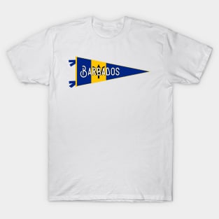 Barbados Flag Pennant T-Shirt